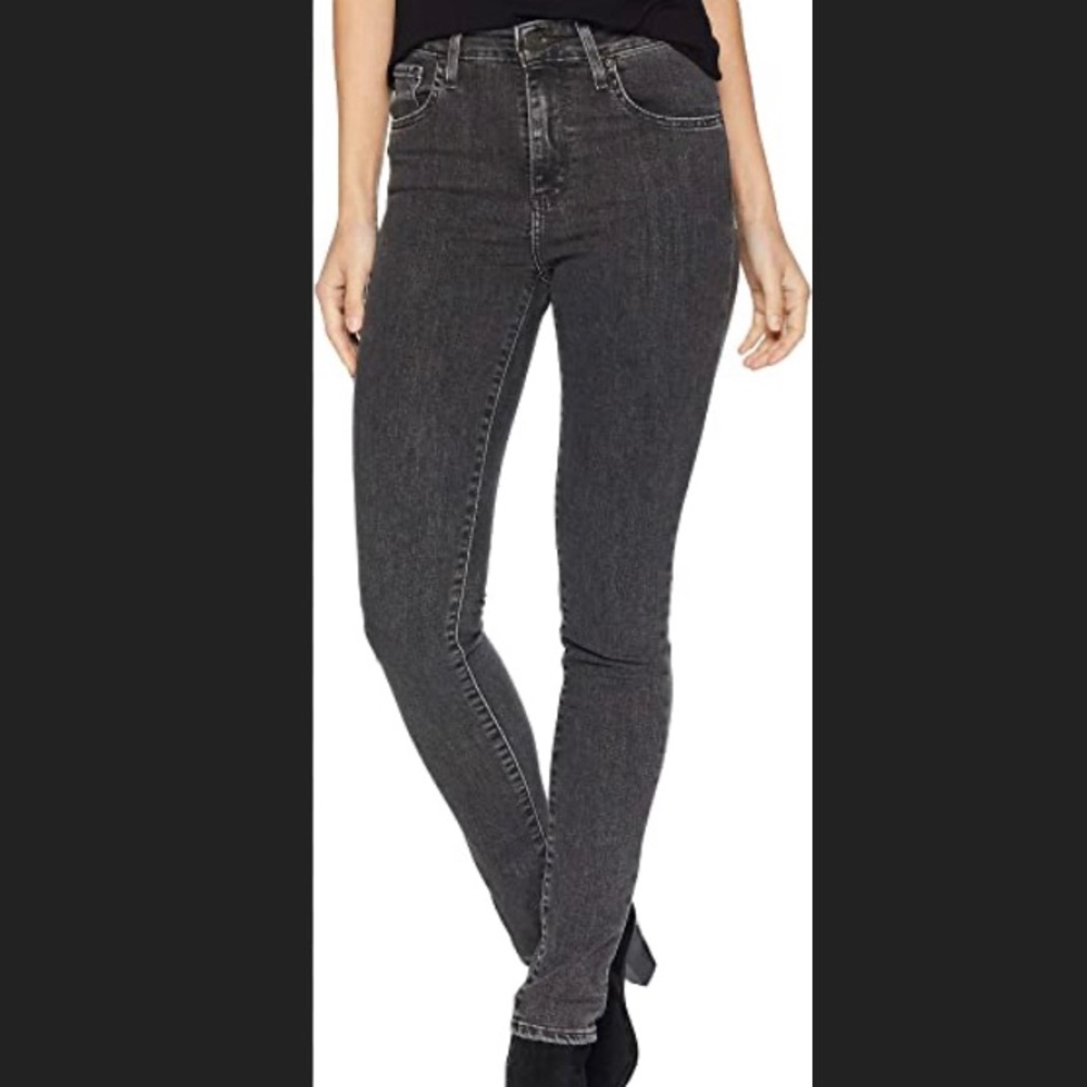 Levi’s Made & Crafted 721 skinny jeans in “Standard Black”